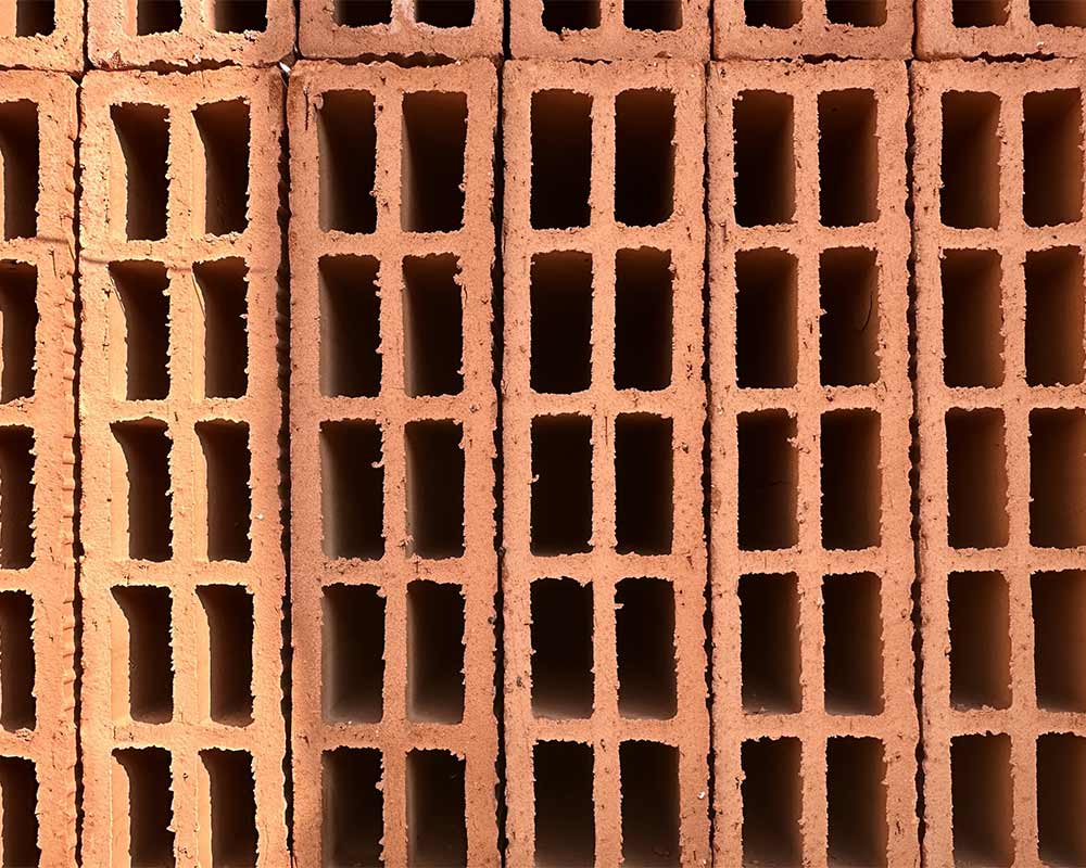 Materiali per edilizia - Mattoni di vario genere e dimensioni